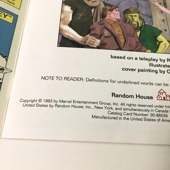 Vintage 1993 Xmen Morlock Madness  Random House Paperback - Picture 9 of 15